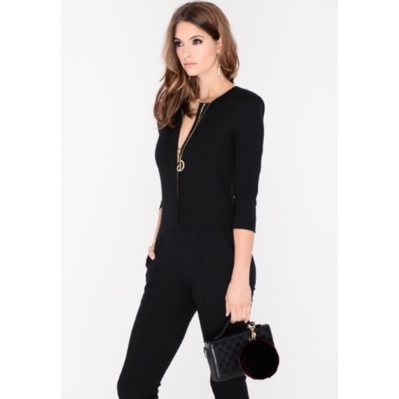 J. DOSI Jenna Ponti Cropped Jumpsuit - Picture 2 of 13